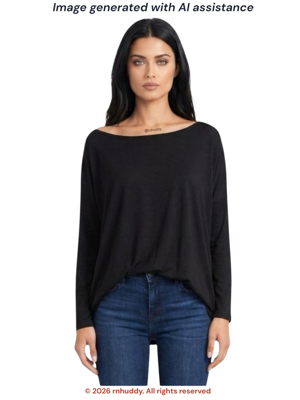 Vici S black wear it well oversized long sleeve shirt